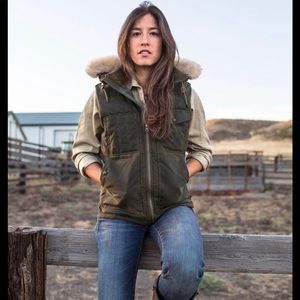 Filson Womens Burnt Olive Tin Cloth 